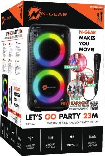 Actual product image N-Gear LET'S GO PARTY y loudspeaker system (PA) (6 h, Battery operated)