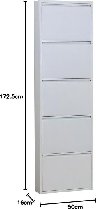 Produktbild Ebuy24 Pisa (50 x 16 x 173 cm)