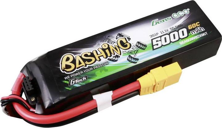 Produktbild Gens Ace Battery GensAce 5kmAh 11.1V 60C 3S1P,XT90 Plug (11.10 V, 5000 mAh)