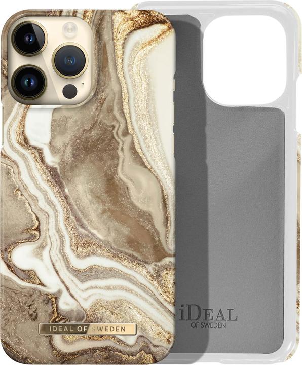 Produktbild iDeal Of Sweden Designer-Cover Golden Sand Marble (Apple iPhone 14 Pro Max)