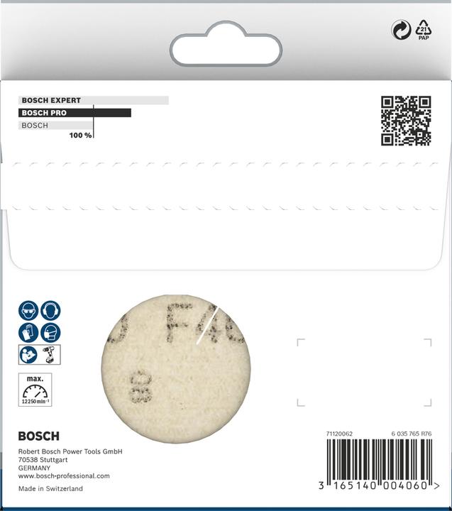 Produktbild Bosch Professional Zubehör PRO F460 Schleifblatt, 125 mm, G120 (120)