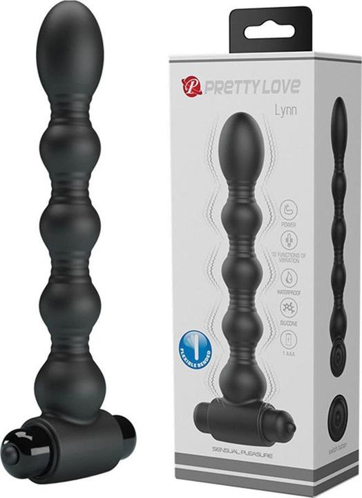 Actual product image Pretty Love Lynn - Vibrating Anal Plug - Black