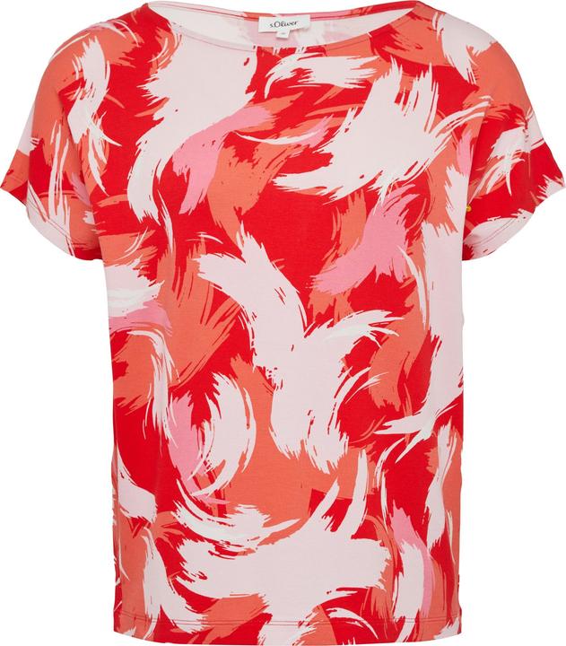 Produktbild S.Oliver T-Shirt Viskosemix-T-Shirt im Relaxed Fit (40)