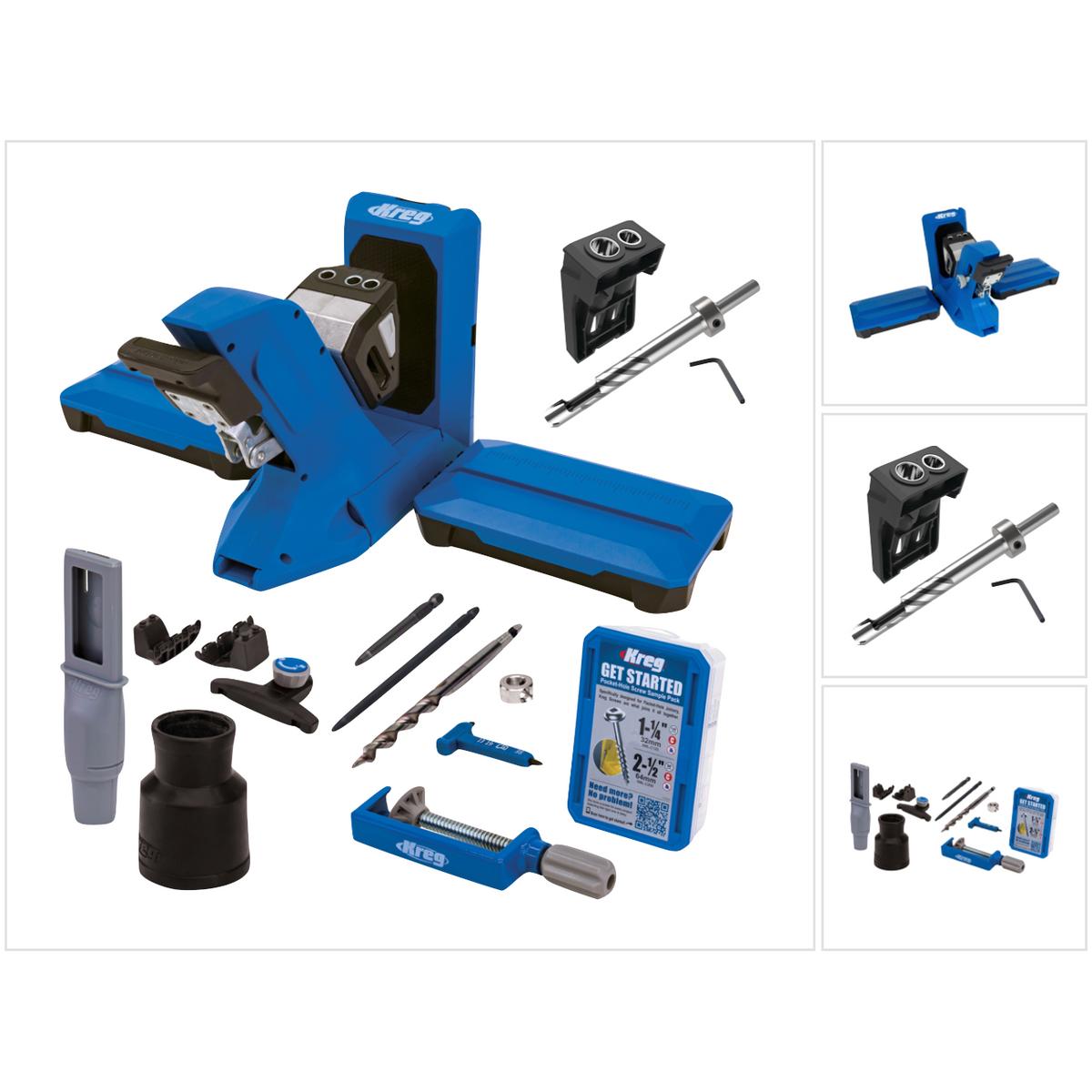 Kreg, Zubehör Maschine, Pocket Hole Jig 720 PRO Taschenloch Bohrschablone ( KPHJ720PRO ) + Dübel Bohrschablone + Basis