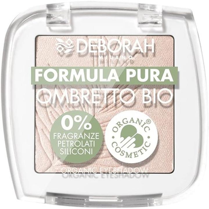 Actual product image Deborah Milano Deborah Formula Pura Organic Eyeshadow 2 Soft Gold 2.5 g (Soft Gold)