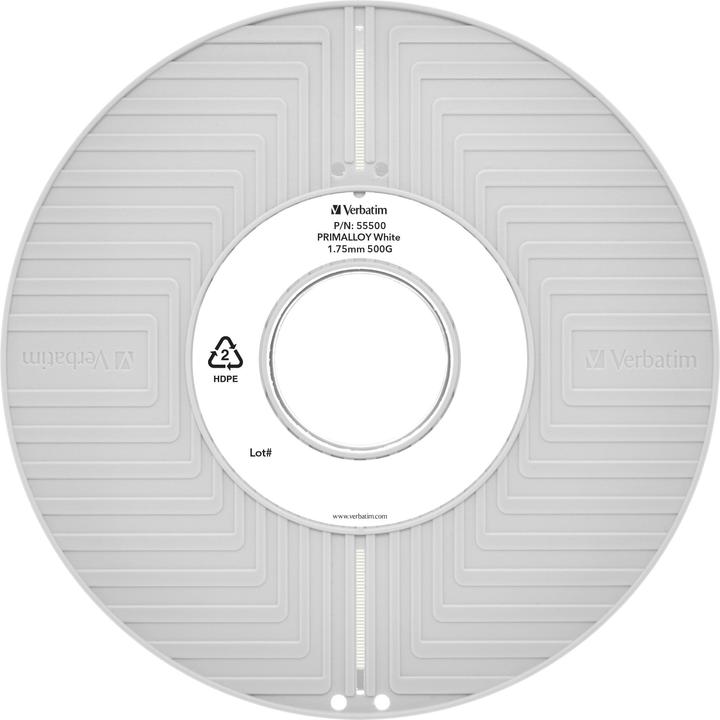 Produktbild Verbatim Primalloy Filament (Primalloy, 1.75 mm, 500 g, Weiss)