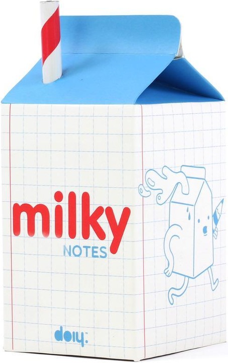 Actual product image Doiy Milky Notes Notepad and Pen