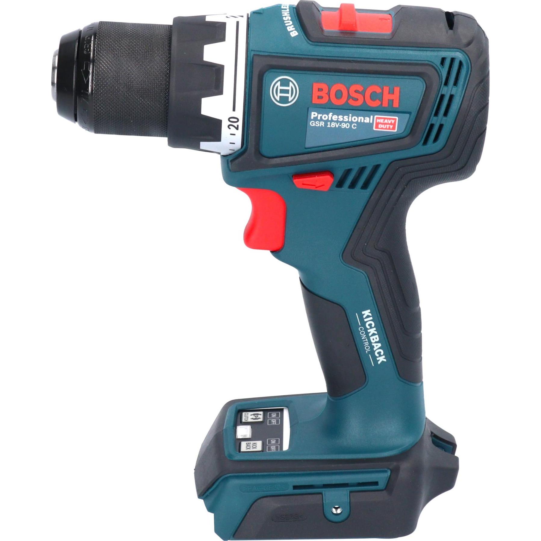 Thumbnail - Bosch Professional, Bohrmaschine + Akkuschrauber, Bosch GSR 18V-90 C Professional Akku Bohrschrauber 18 V 64 Nm Brushles...