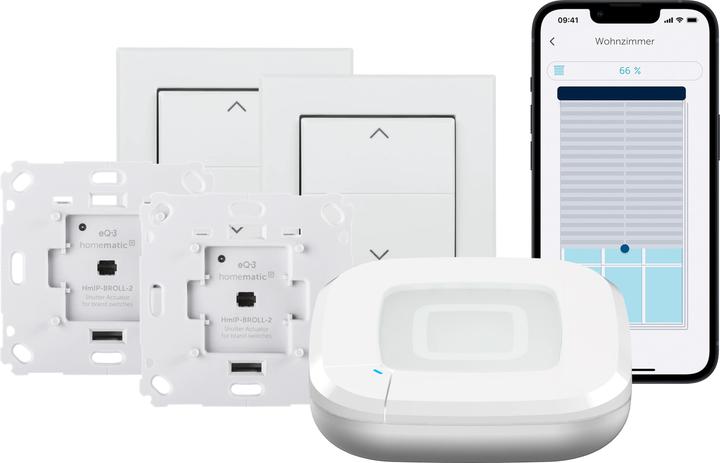 Produktbild Homematic IP Starter Set Rollladensteuerung HmIP-SK29 (Rolladenaktor)
