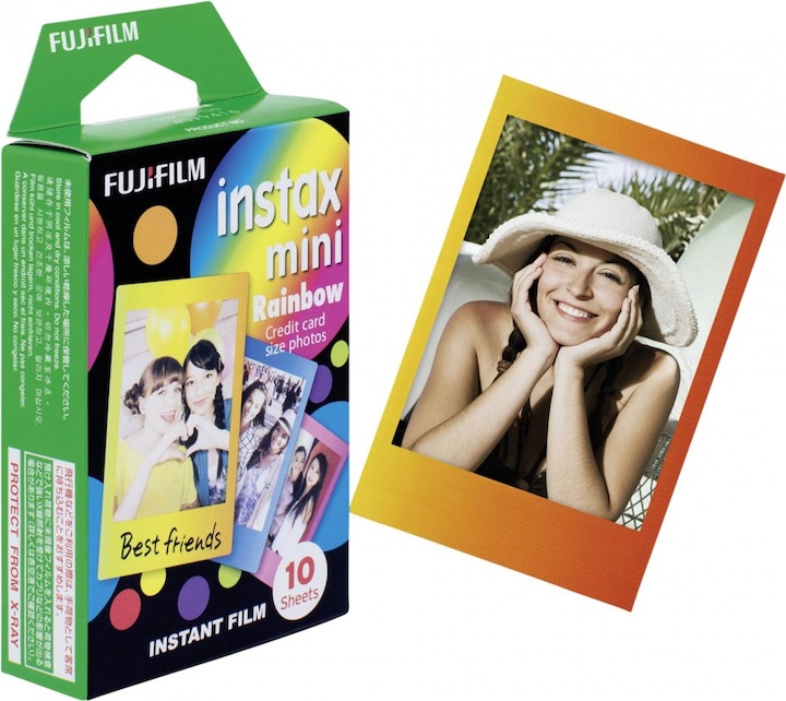 Actual product image Fujifilm Instax Color Mini Rainbow (Instax Mini)