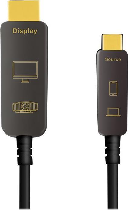 Produktbild LogiLink usb kabel usb 3.2 usb-c zu hdmi 10 m (10 m)