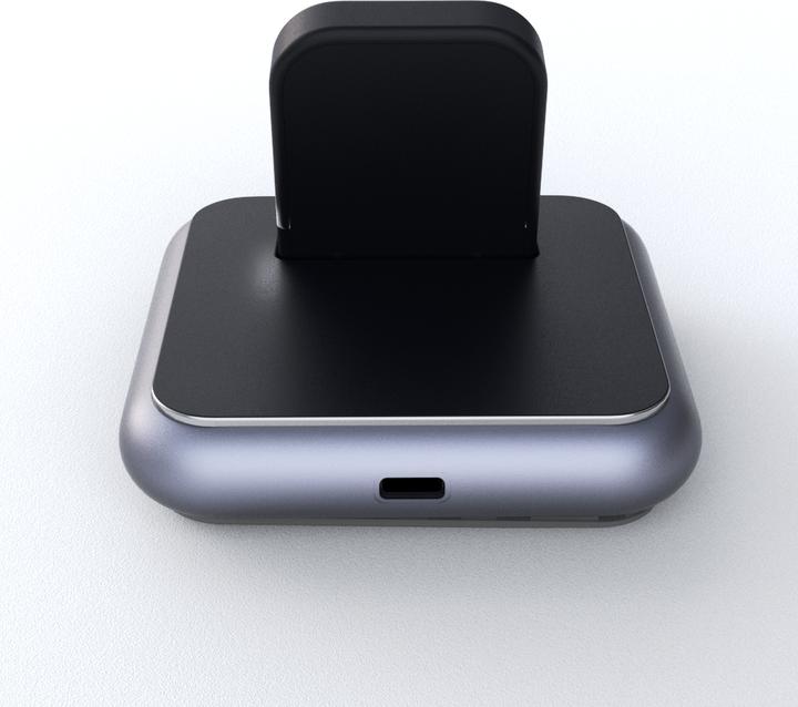 Actual product image Joyroom JR-WQW02 wireless charger for Samsung Galaxy Watch smartwatches - black