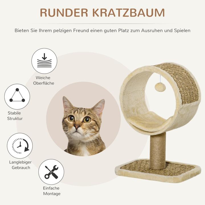 Image du produit Jamb Arbre à chat (56 cm, Crème, Marron)
