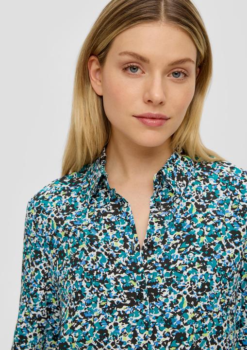 Produktbild S.Oliver Bluse Gemusterte Bluse aus Viskose (46)