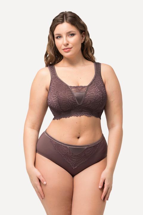 Produktbild Ulla Popken Bralette, Spitze, ohne Bügel, Cup B - F (105 D)