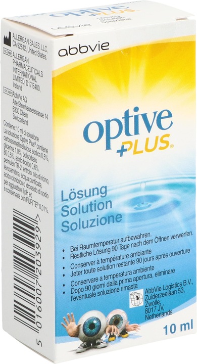 Optive Plus Augen-Pflegetropfen Fl (10 ml, 10 ml Optive Plus Augen-Pflegetropfen)