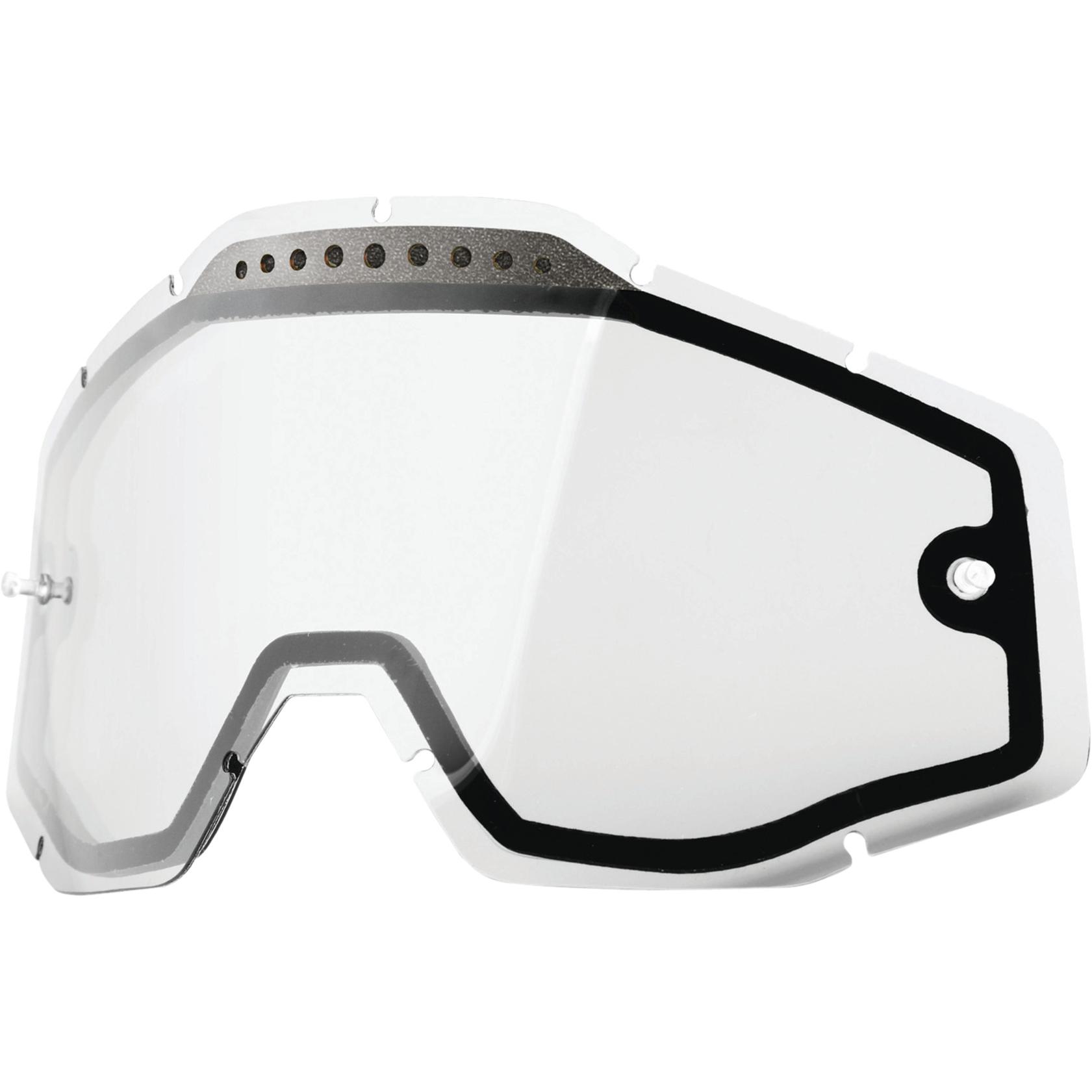 Thumbnail - 100%, Unisex, Brillen Zubehör, Gen 1 Replacement lens - Dual pane vented, Transparent