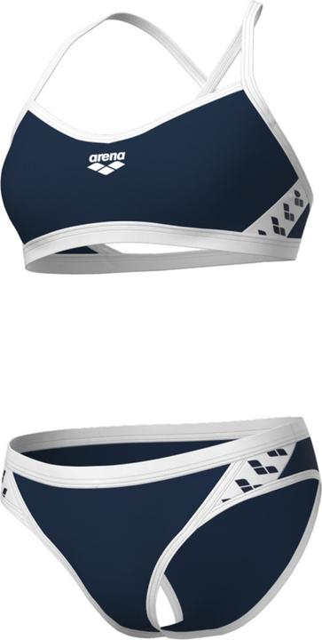 Blue, navy-white, Navy/white