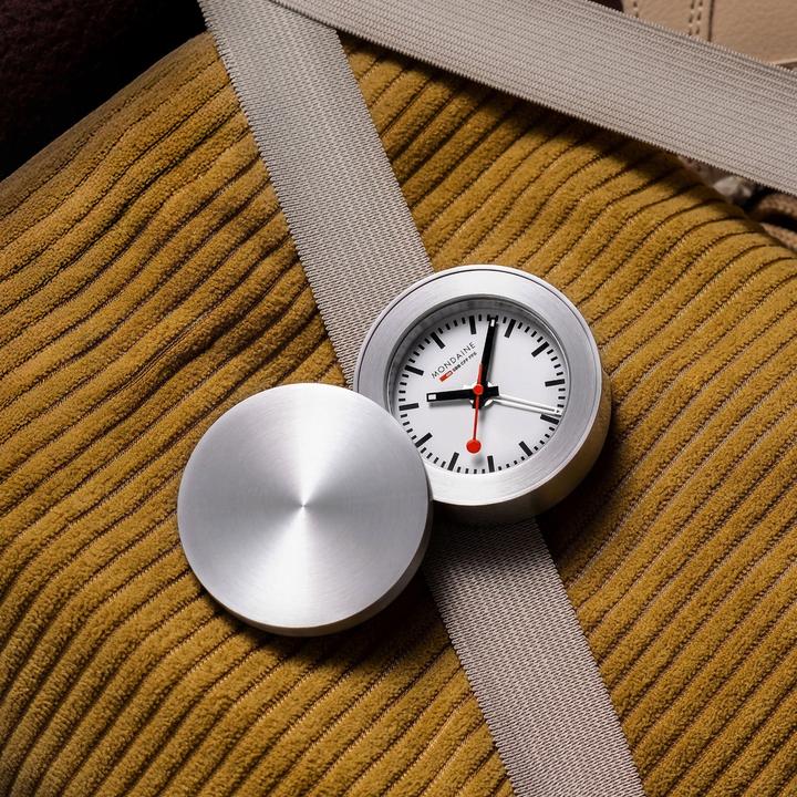 Actual product image Mondaine MSM.64411 Classic Travel Alarm Clocks