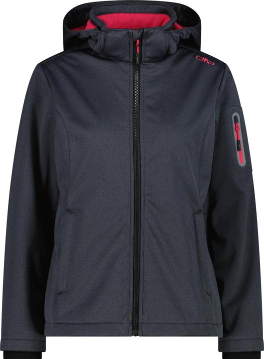 Immagine prodotto CMP Campagnolo Women's Jacket Zip Hood Melange Softshell (38, S)