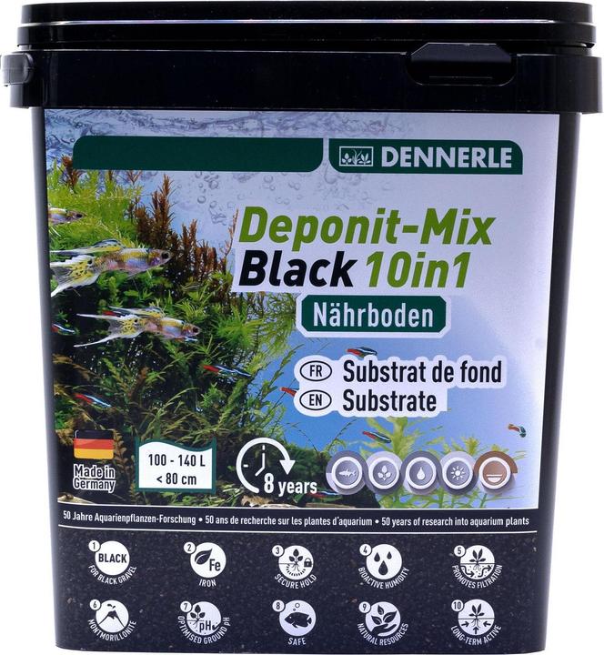Actual product image Dennerle DeponitMix Black 10in1, 4.8kg (Aquarium cleaning)