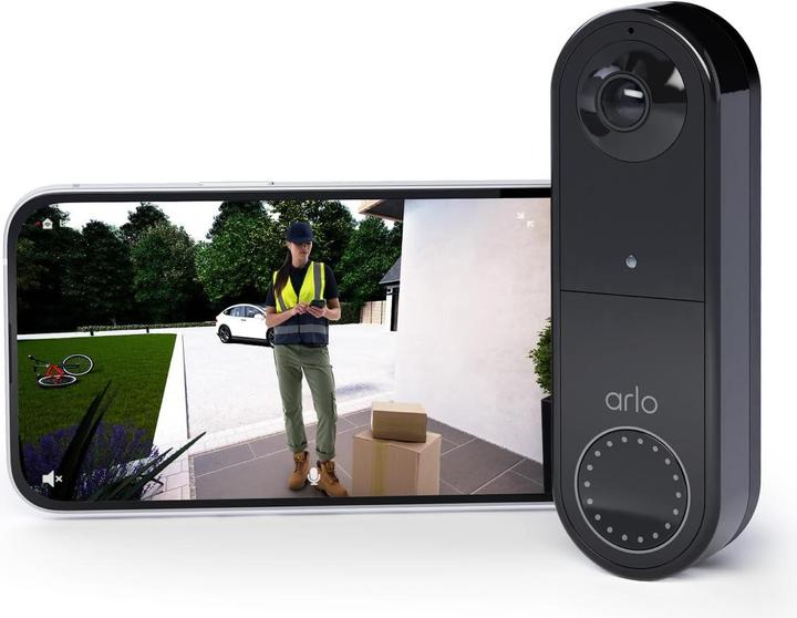 Produktbild Arlo Kabellose Essential Video-Türklingel, schwarz (Kabellos)