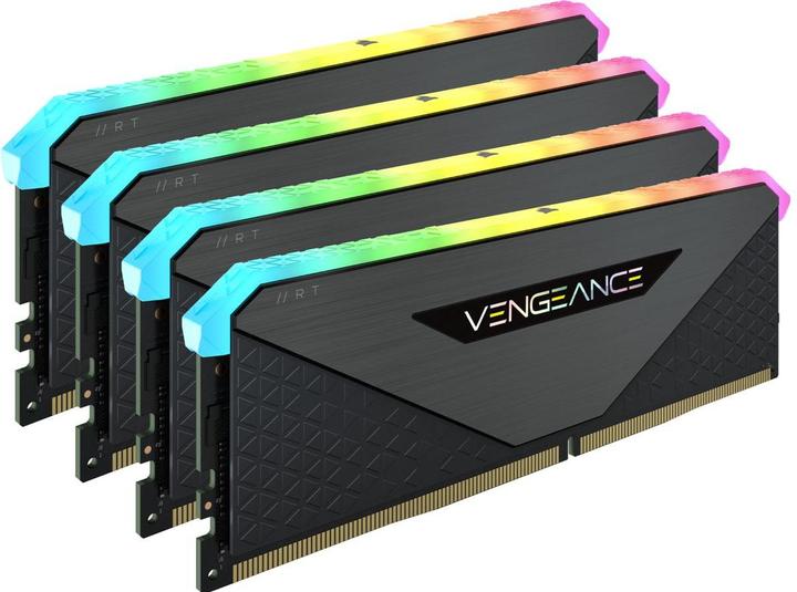 Productafbeelding Corsair Vengeance RGB RT (4 x 8GB, 3600 MHz, DDR4 RAM, DIMM 288 pin)