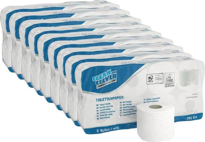Produktbild Clean and Clever Toilettenpapier (8 Stk.)