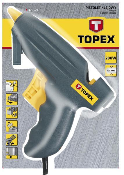 Actual product image Topex Glue gun 42E521 200W