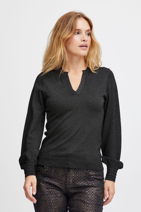 Produktbild Pulz Jeans Pulz - PZSARA Vneck Glitter Pullover - Pullover - 50207855 (M)