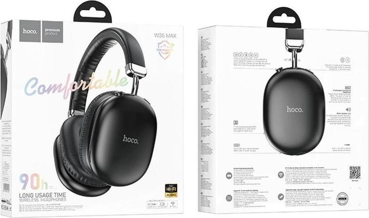 Image du produit Hoco W35 Max, noir (90 h, Sans fil)