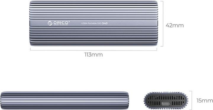 Image du produit Orico 1TB S40 Type-C R3700:W2800 (1 To)