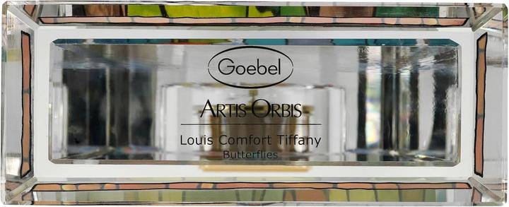 Productafbeelding Goebel Tischuhr Tiffany - Schmetterlinge, Kristallglas, Bunt, 32 cm, 67003031