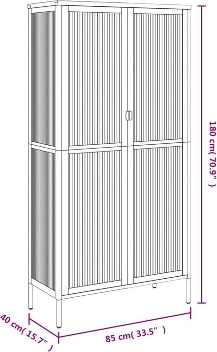 Actual product image vidaXL Rhett (85 x 180 cm)