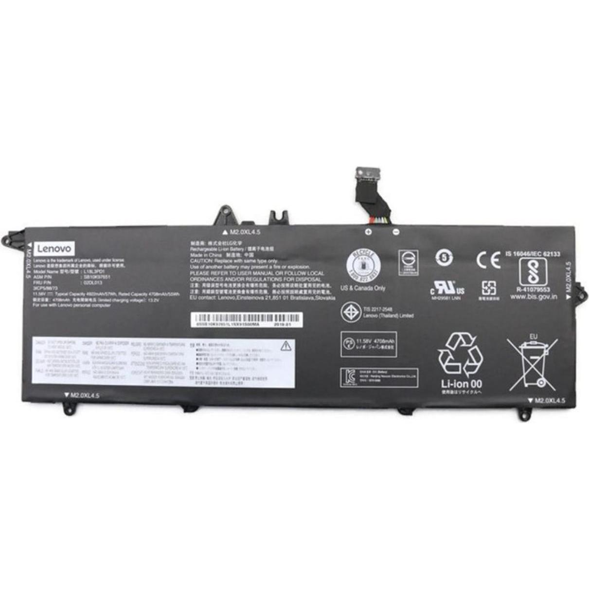 Lenovo BATTERY Internal, 3c, 57Wh (3 Zellen, 4950 mAh), Notebook Akku