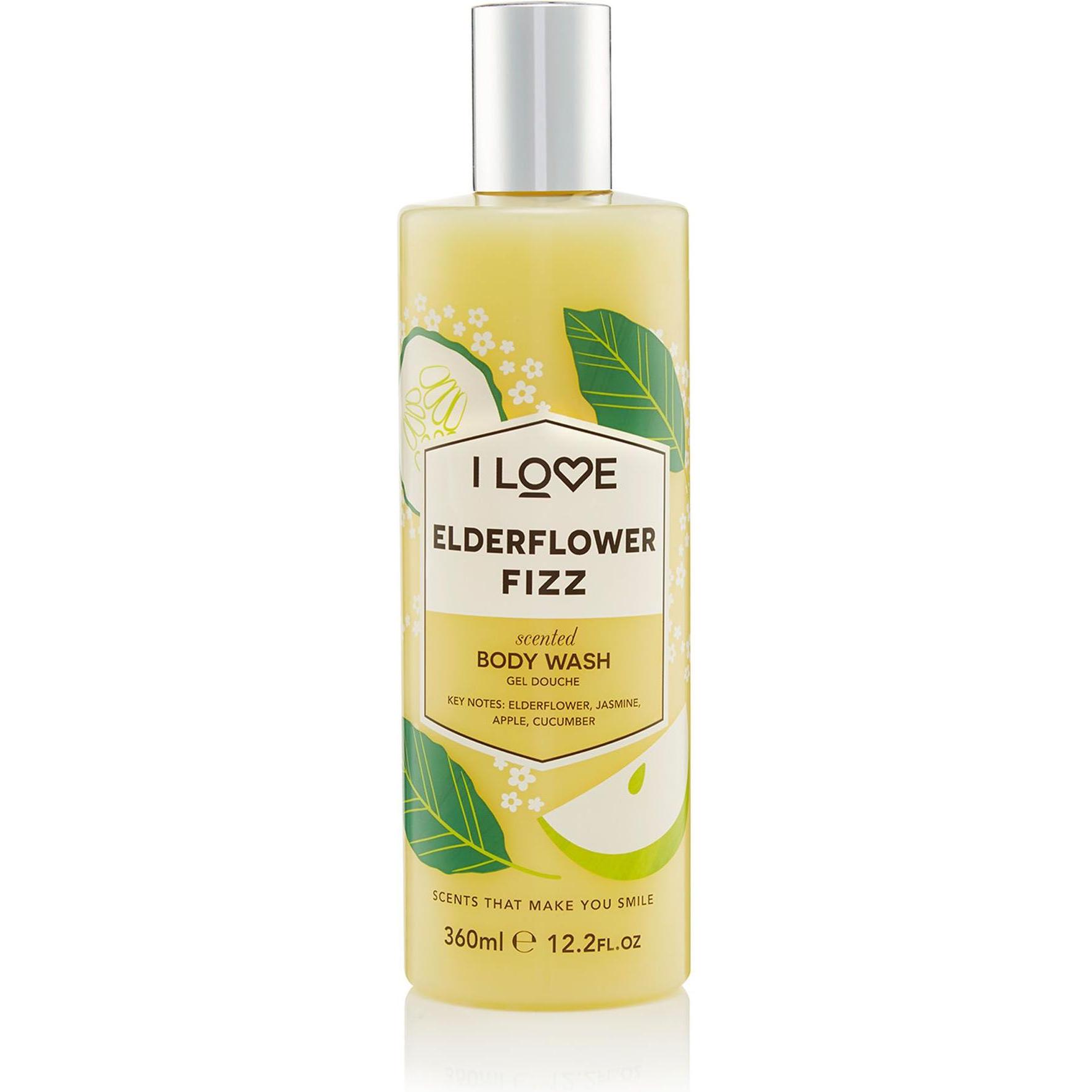 I Love..., Duschmittel, Duschgel Elderflower Fizz Bodywash 360 ml (360 ml)