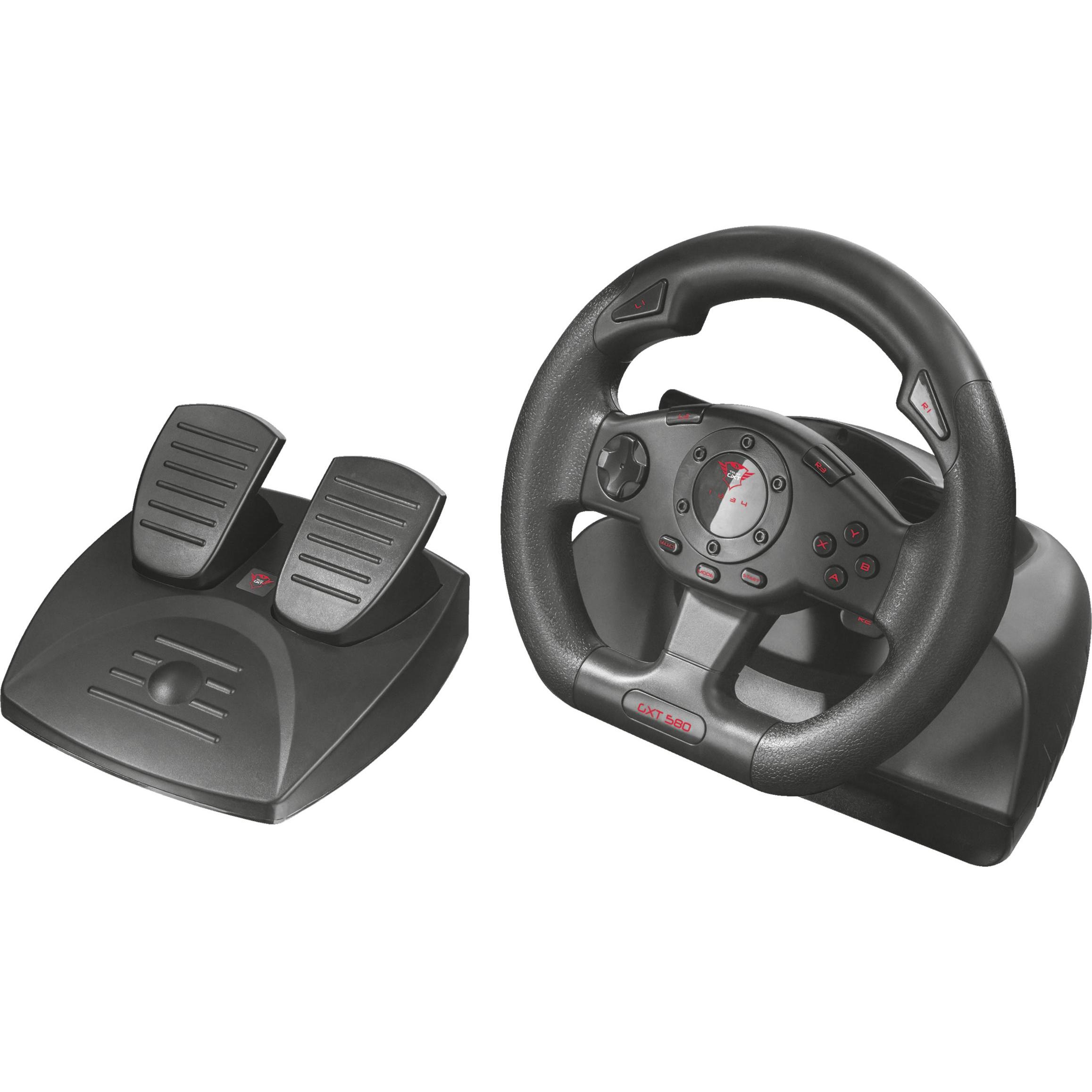 Trust GXT 580 Vibration Feedb. Racing Wheel (PC, PS3) (21414)