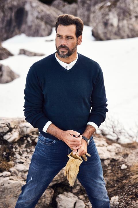 Produktbild JP1880 JP 1880 Pullover, CashmereTouch-Feinstrick, V-Ausschnitt (XXL)