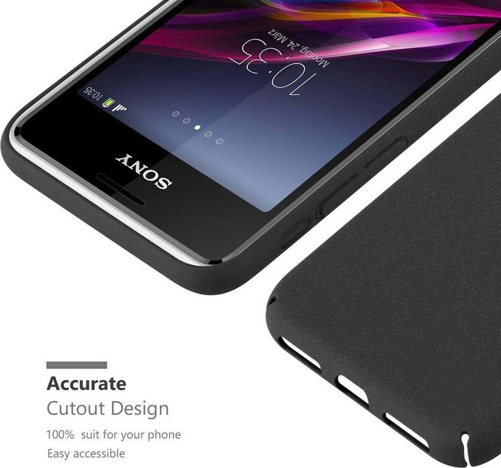 Image du produit Cadorabo Couverture rigide Frosty Cover (Sony Xperia E1)