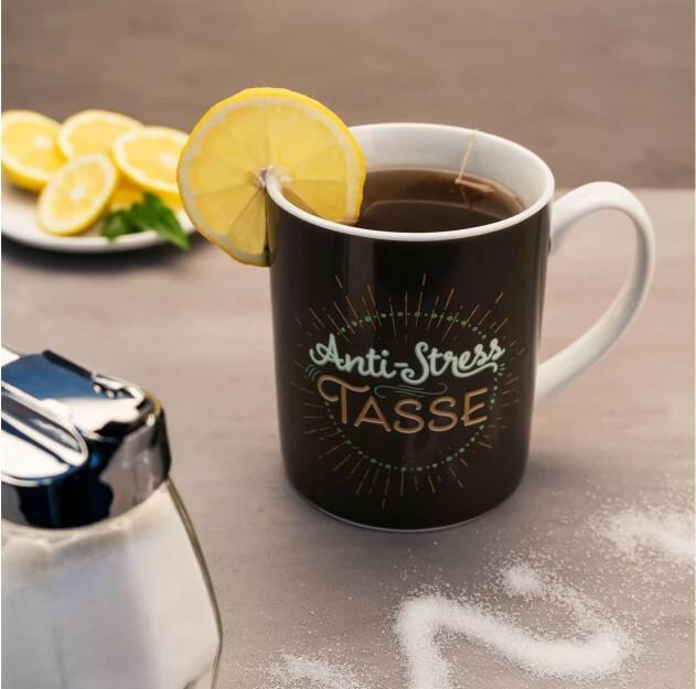 Produktbild Sheepworld Kaffeetasse Anti-Stress 600 ml, 1 Stück, Schwarz (600 ml, 1 x)
