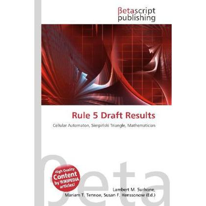 Rule 5 Draft Results, Fachbücher von Lambert M. Surhone, Mariam T. Tennoe, Susan F. Henssonow