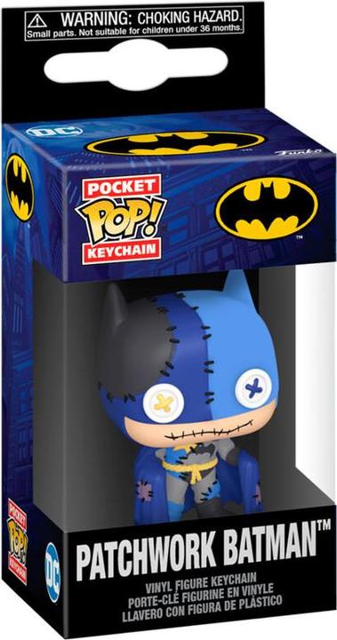 Image du produit Funko DC Patchwork POP! porte-clés vinyle 4 cm Batman Display (12)