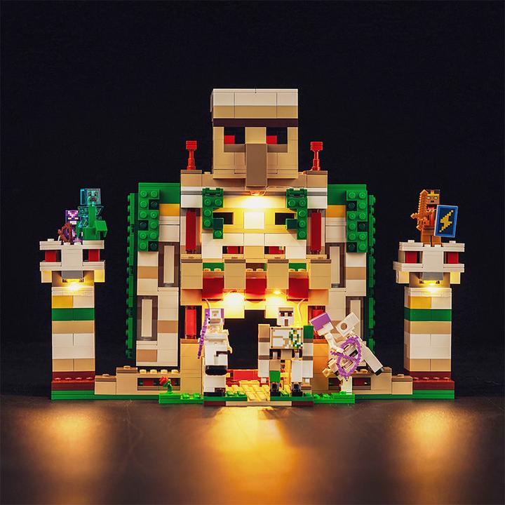 Produktbild BrickBling LED Licht Set für LEGO Die Eisengolem-Festung (21250)