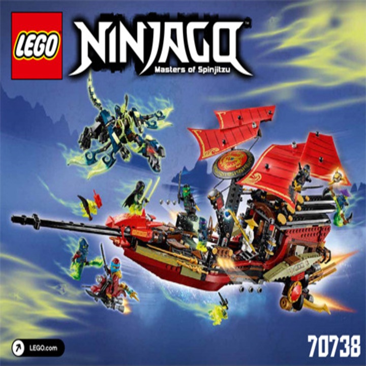 Actual product image LEGO The last flight of the ninja glider (70738, LEGO Ninjago)
