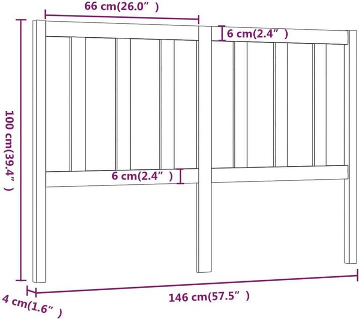 Actual product image VidaXL Lynsay (146 x 4 x 100 cm)
