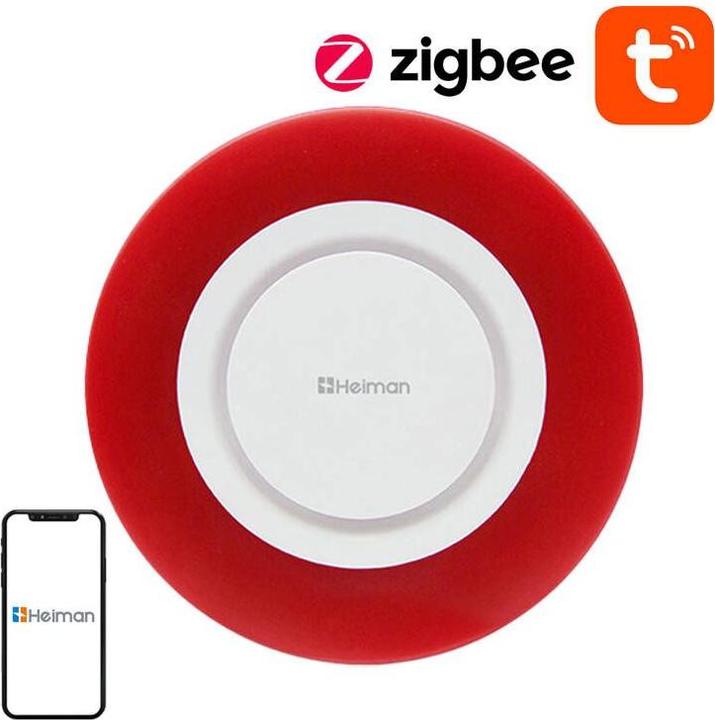 Actual product image Heiman Zigbee HS2WD Tuya smart wireless alarm siren