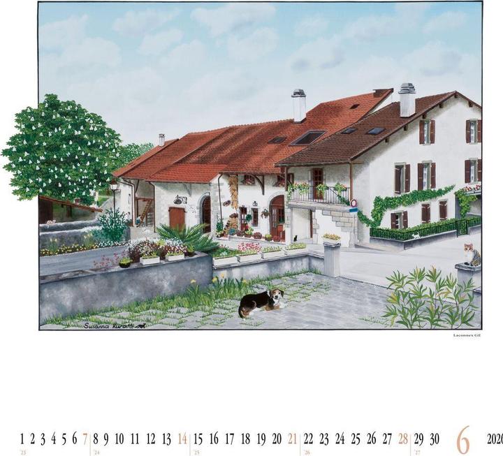 Produktbild SUSANNA Bildkalender Gemalte Bauernhäuser