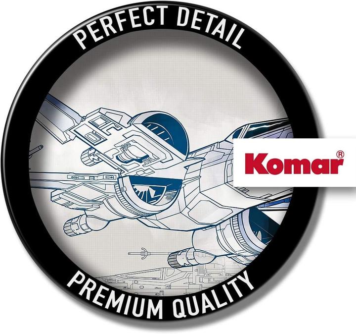 Productafbeelding Komar Star Wars Blauwdruk Licht Ruimteschip Bouw Behang