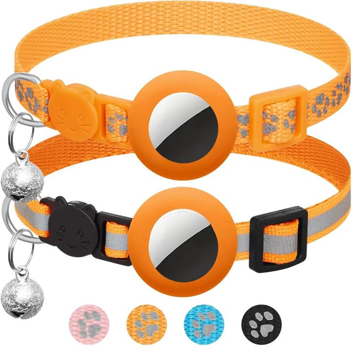 Produktbild Suba 2er Pack Airtag Katzenhalsband (Katze)