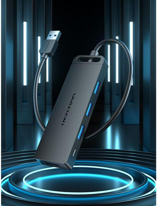 Produktbild Vention 4-Port USB 3.0 Hub 0.15 Meter (USB-A, 4 Ports)